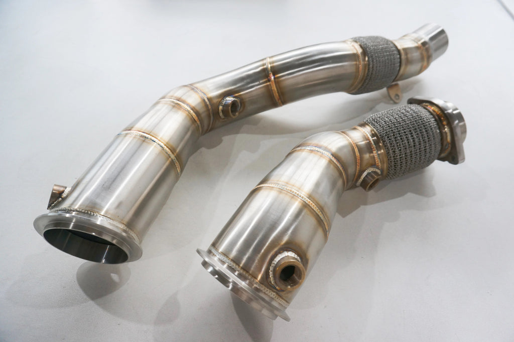 M2 Competition f87 Decat race down pipes & equal length mid pipe Combo